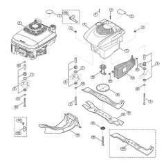 Engine and Blade for Viking MB 655.0