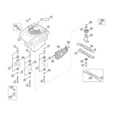 Engine and Blade for Viking Mowers