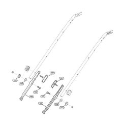 Handle Lower Part-1 for Viking Mowers