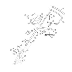 Handle Lower Part for Viking Mowers