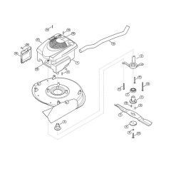 Engine and Blade for Viking MB 6 RH