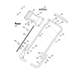 Handle Lower Part for Viking MB 756.0
