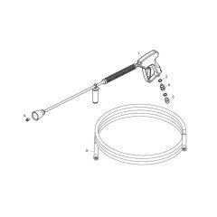 Lance, Hose Assembly for Belle