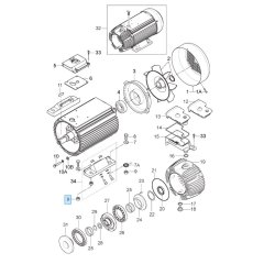 Motor for Nilfisk MC 6P-180/1300