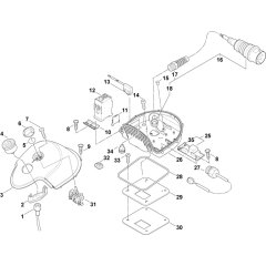 Electric Box Assembly for Nilfisk