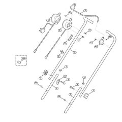Handle for Viking ME 339.0