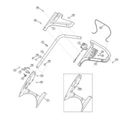 Handle for Viking ME 339.1 C