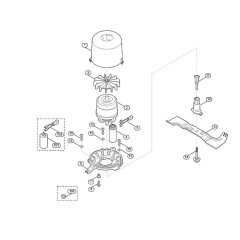 Engine and Blade for Viking ME 545.0