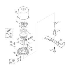 Engine and Blade for Viking ME 545.0 C