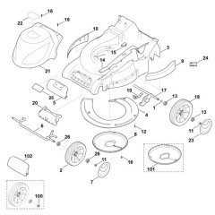 Viking ME 545 C Chassis Assembly