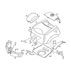 Moulding-1 for MF 880 Mowers