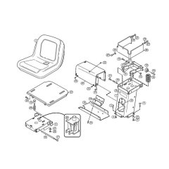 Seat for Stihl/Viking MF 880