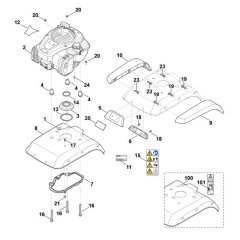 Motor Assembly for Stihl MH 445