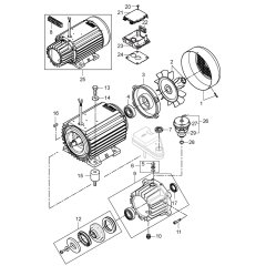 Motor Assembly for Nilfisk