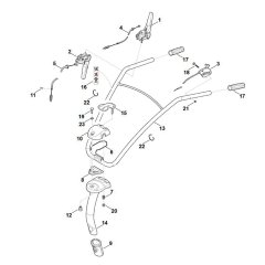 Handle Assembly for Stihl MH 585