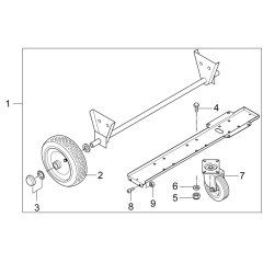 Nilfisk MH 7P-220/1300 Wheel Assembly