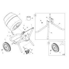 Frame Assembly for Belle Minimix 150E+