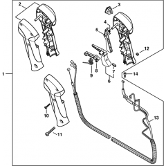 Control Handle for Stihl MM56