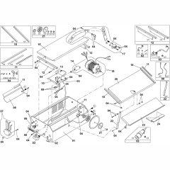 Main Assembly for Tile Saw