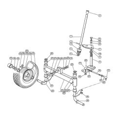 Steering for Stihl/Viking MR 340