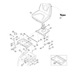 Seat for Stihl/Viking Mowers