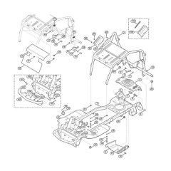 Frame for Stihl/Viking MR 4082.1
