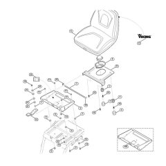 Seat for Stihl/Viking Mowers