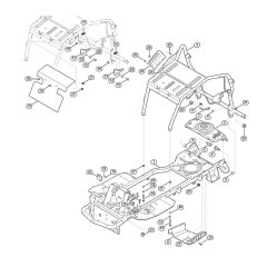 Frame for Stihl/Viking MR 4082.2