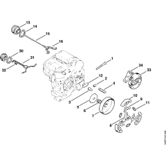 Clutch Assembly for Stihl 010 011