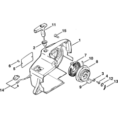 Rewind Starter for Stihl Chainsaws