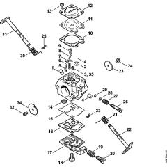 Carburetor WT-325 for Stihl 017