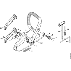 Handle Frame for Stihl 017
