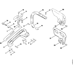 Handle Assembly for Stihl 020