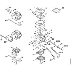 Carburetor for Stihl 044