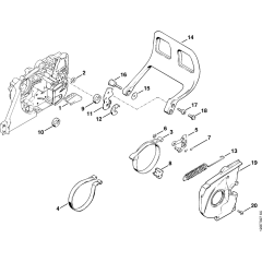 Inertia Chain Brake for Stihl 048