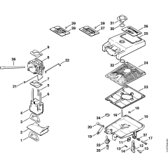 Filter Housing for Stihl Chainsaws