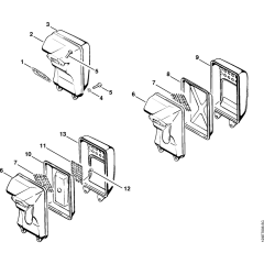 Muffler Assembly for Stihl 056