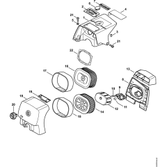 Shroud & Air Filter for Stihl 066