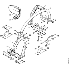 AV-Handle for Stihl 090 090G