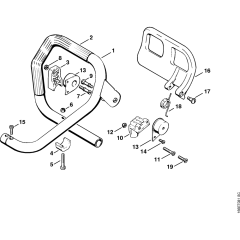 Handlebar Assembly for Stihl 090