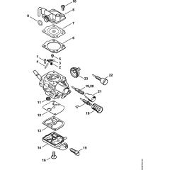 Carburetor for Stihl MS150C