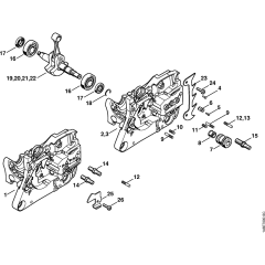 Crankcase Assembly for Stihl