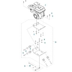 Motor Assembly for Husqvarna MS 360 G