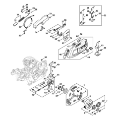Stihl MS 400 C-M Parts