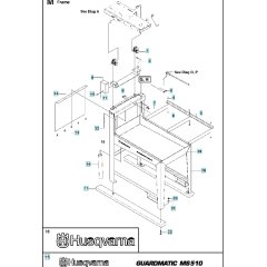 Frame Assembly for Husqvarna MS 510