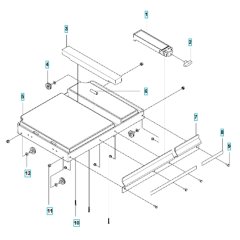 Cart Assembly for Husqvarna MS 610