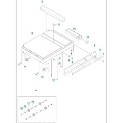 Cart Assembly for Husqvarna MS 610 G
