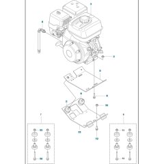 Engine Assembly for Husqvarna