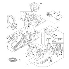 Shroud Assembly for Stihl MSA70 C