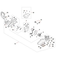 Electric Motor for Stihl MSA80 C
